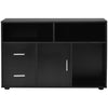 Sideboard Storage Cabinet Table Cupboard TV Unit with 2 Drawers and 1 Door HT