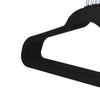 100× Strong Non Slip Velvet Flocked Clothes Hangers Curved Dresses Coat Hanging
