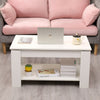 Living Room Lift Up Top Coffee Table with Storage Shelf Different Color Choice