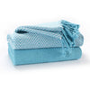 Luxury Pack of 2 Cotton Complimenting Throws for Sofa Blanket,125x 150cms-Single