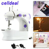 14 Stitch Electric Mini Sewing Machine Overlock 2 Speed Foot Pedal + Needles Kit