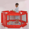 Baby Playpen 6 Sides with Round Zipper Door Play Pen for Toddlers