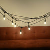 49 Ft Festoon Light Outdoor Lighting Garden String Main Heavy Duty Rustic Edison