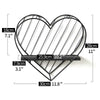 Metal Wire Wall Shelf Heart Modern Storage Floating Display Shelf Bedroom Decor