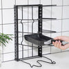 8 Tier Cupboard Kitchen Cabinet Storage Organiser Rack Pan Stand Pot Holder