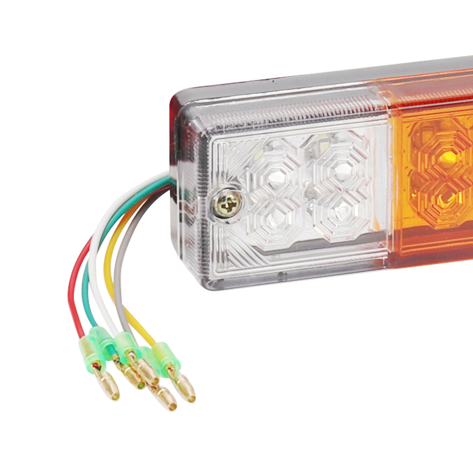 2x12V LED Rear Tail Stop Reverse Lamp Indicator Light Trailer Caravan Van Truck