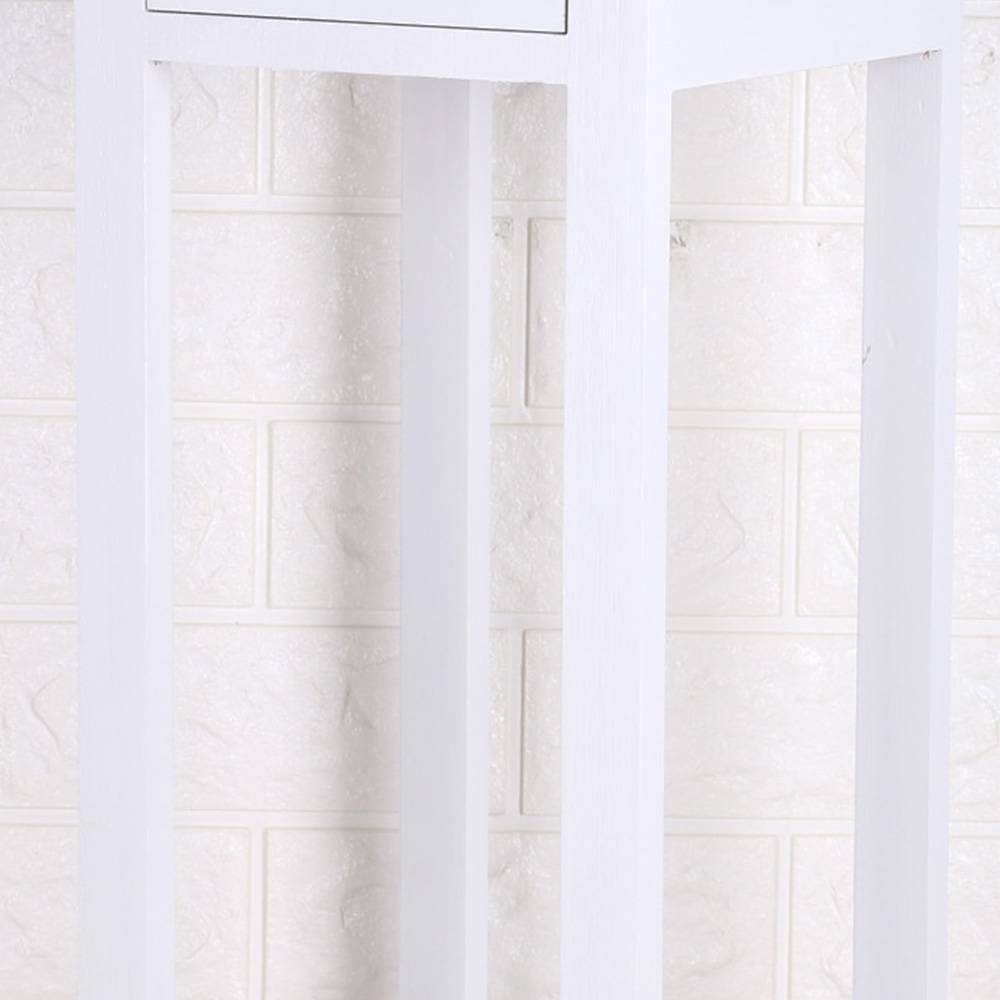 Telephone Bedside Table Nightstand Cabinet with Shelf for Bedroom Livingroom