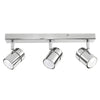 3 Way Adjustable Straight Bar Ceiling Spotlights Modern Lighting LED GU10 Bulbs