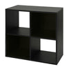 Storage Cube Display Bookcase 4 Shelves Tier Shelving Unit Book Shelf