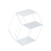 Floating Shelves Metal Wall Shelf Hanging Decorative Office Storage Display Rack