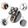 Men Electric Shaver Rechargeable Bald Head Razor 5 In 1 4D Rotary Beard Trimmer