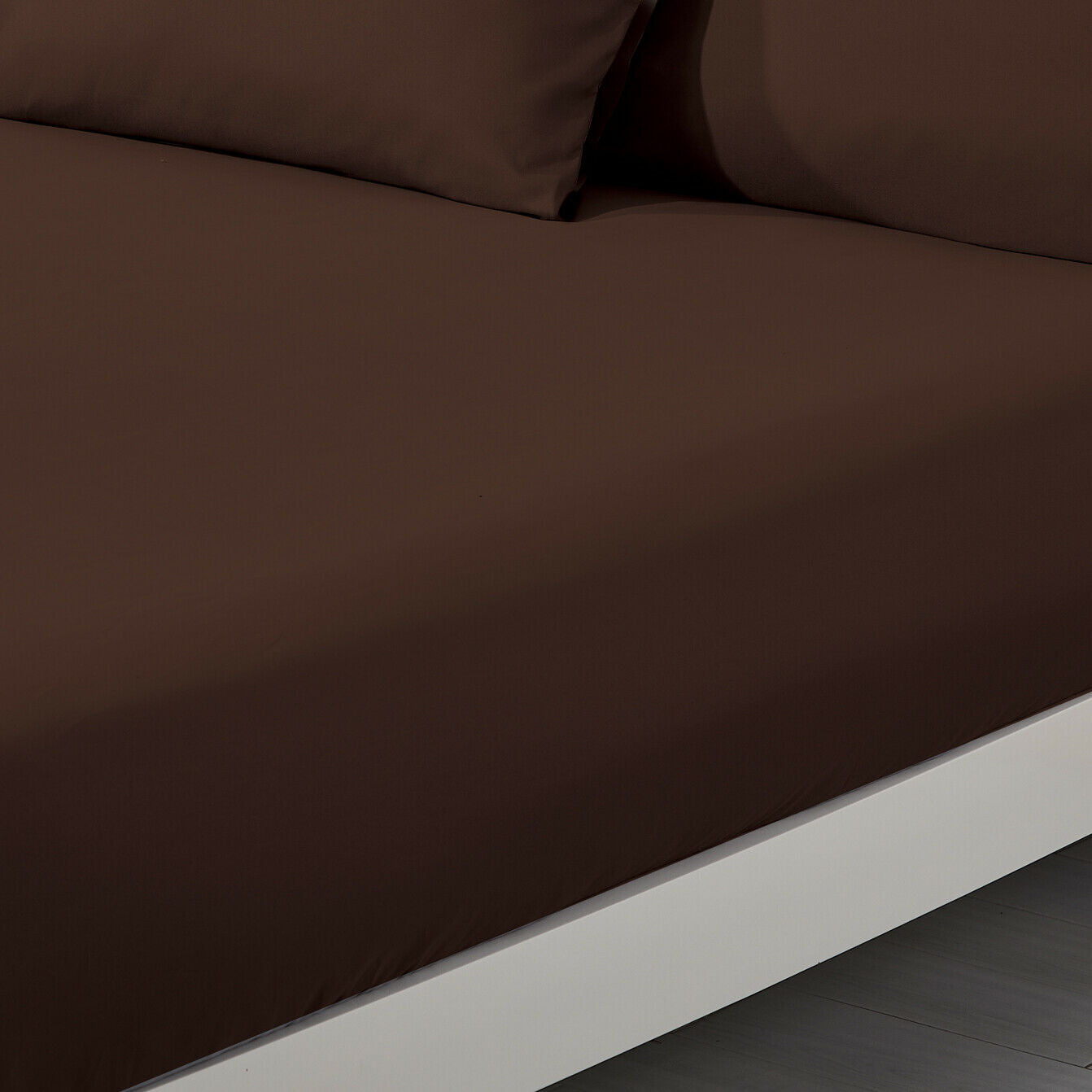 Plain Duvet Cover & Pillowcase Reversible Bedding Set or Fitted Sheet