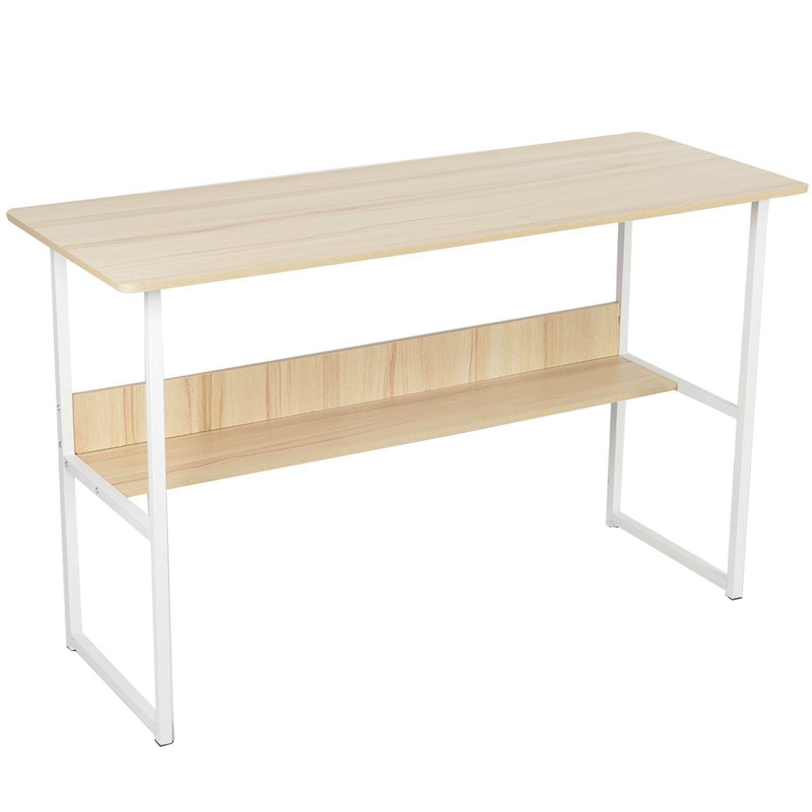 Computer Home Office PC Desk Writing Table Workstation Wood Bookshelf Furniture