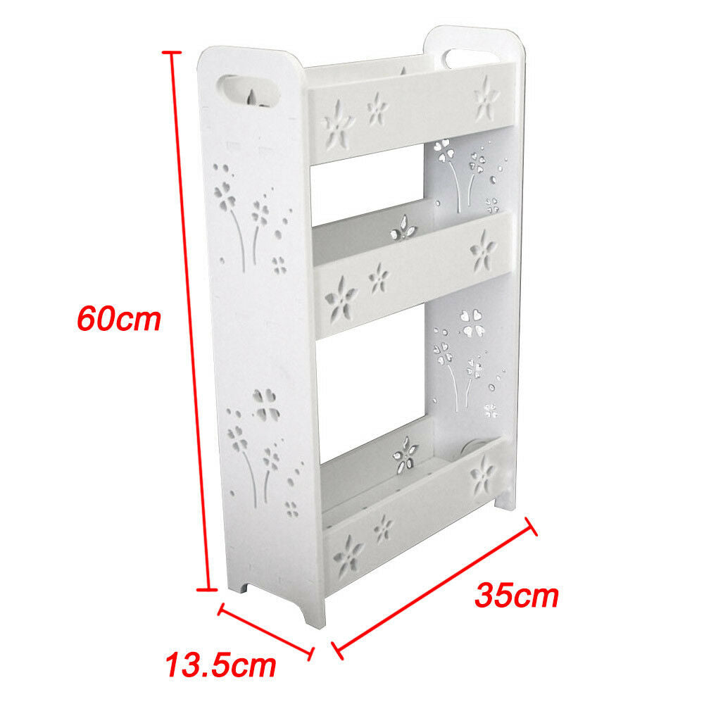 3 Tier Storage Shelf Bathroom Shower Organizer Caddy Rack Free Standing Floating