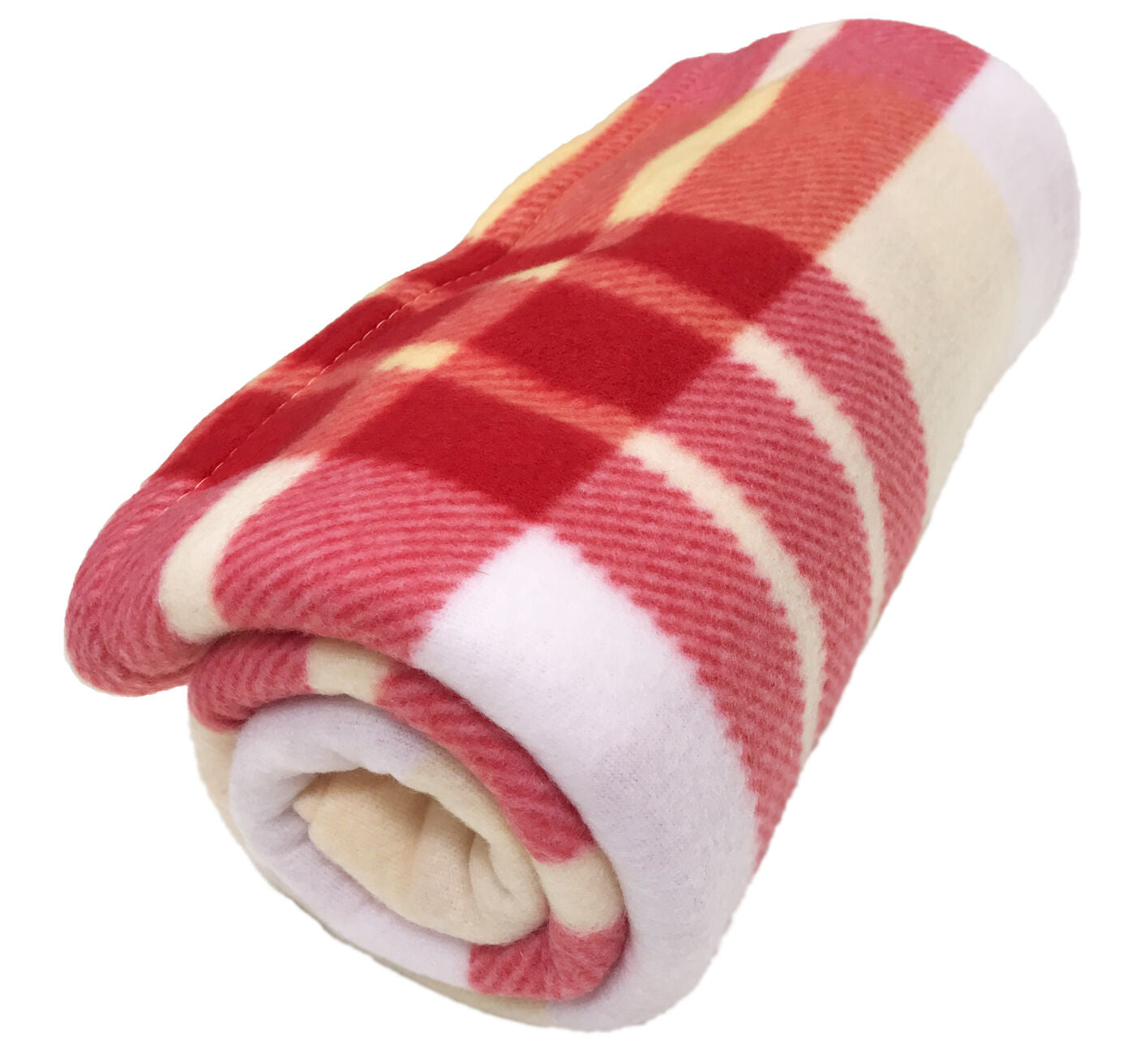 Tartan Fleece Throw Soft Warm Check Sofa Home Bed Blanket Car Travel Large Cover