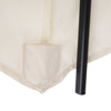 Patio Umbrella Parasol Sun Shade Garden Aluminium Cream White 2.7M