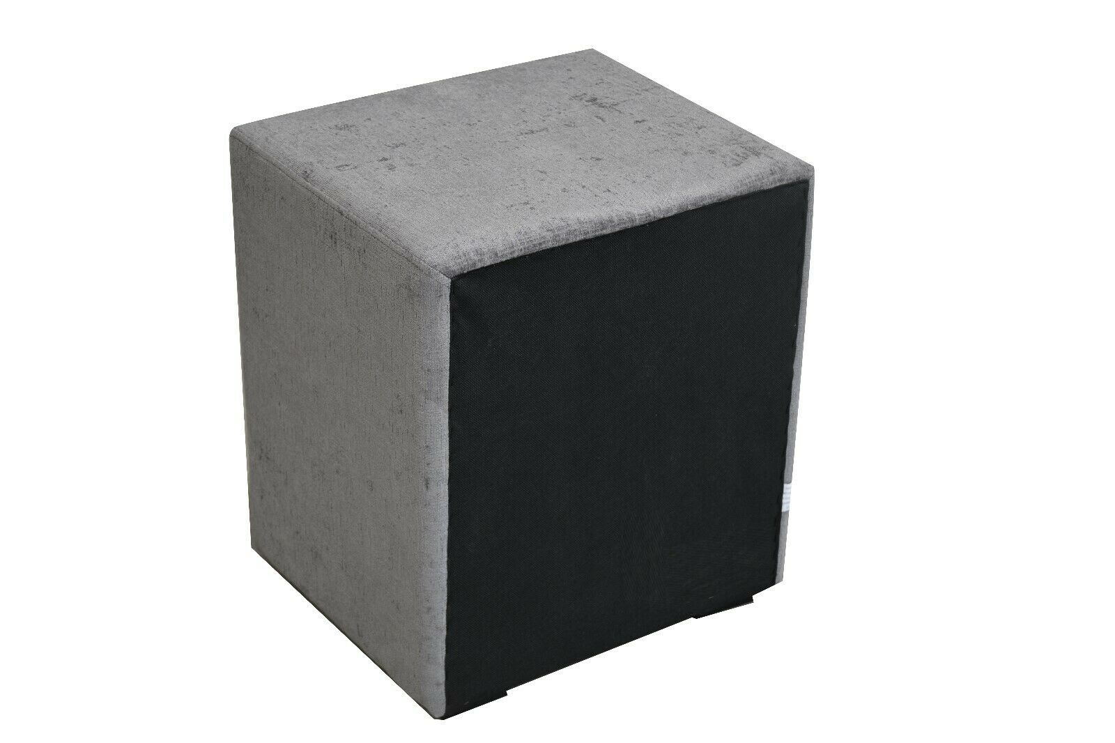 Modern Bedside Fabric Table 2 Drawer Silver Crushed Velvet Nightstand Cabinet