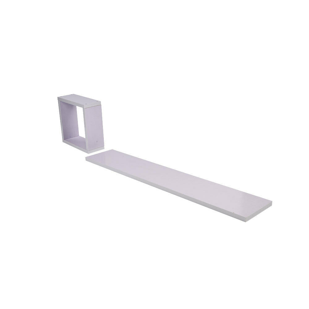 Set Of 6 Floating Wall Mounted Shelves Display Storage Shelf Home Decoration