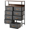 8 Drawers Chest of Drawers Unit Storage Cabinet Bedroom Furniture Hallway