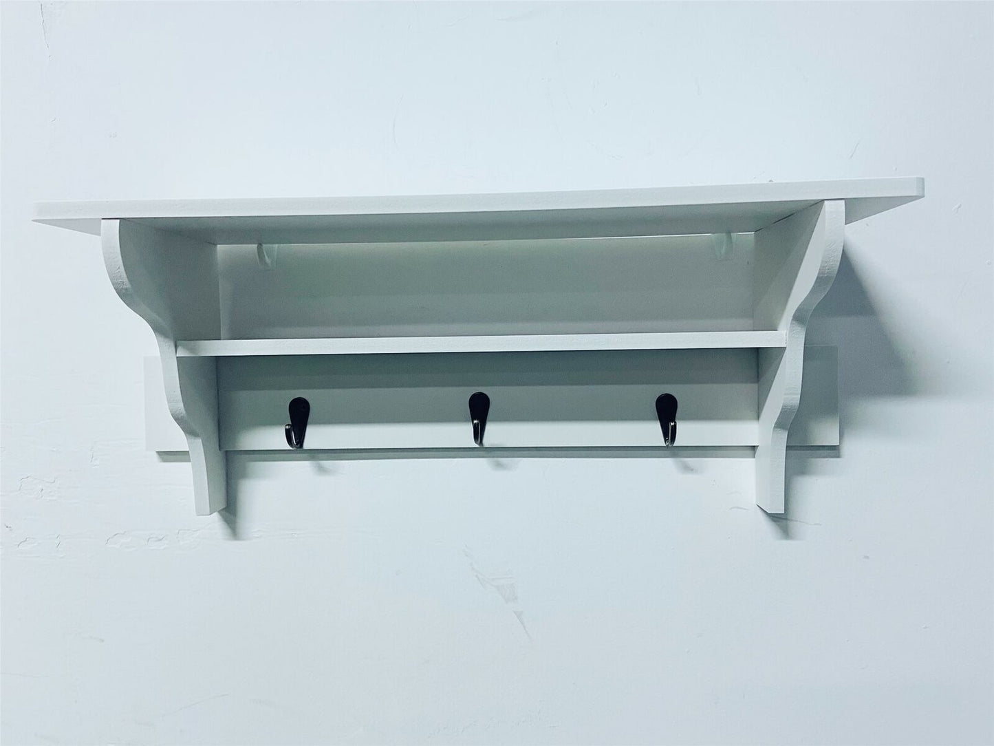 Rustic Floating Shelves Wall Mounted WPC Wall Storage Rack Display Kitchen Decor