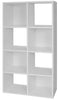 Storage Cube Display Bookcase 4 Shelves Tier Shelving Unit Book Shelf