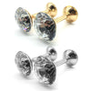 2x Silver Gold Crystal Curtain Wall Hooks Tie Backs Hanger Holder Home Deco