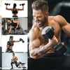 2x10kg Dumbells Cast Iron Rubber Encased Hexagonal Dumbbells Home Gym Weight Set