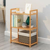 3/4/5 Tier Bamboo Wood Bookshelf Stand Storage Rack Shelving Unit Display Holder