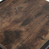 Chic Rustic Wooden Sofa Side Coffee Table End Table Bedside Table Metal Frame