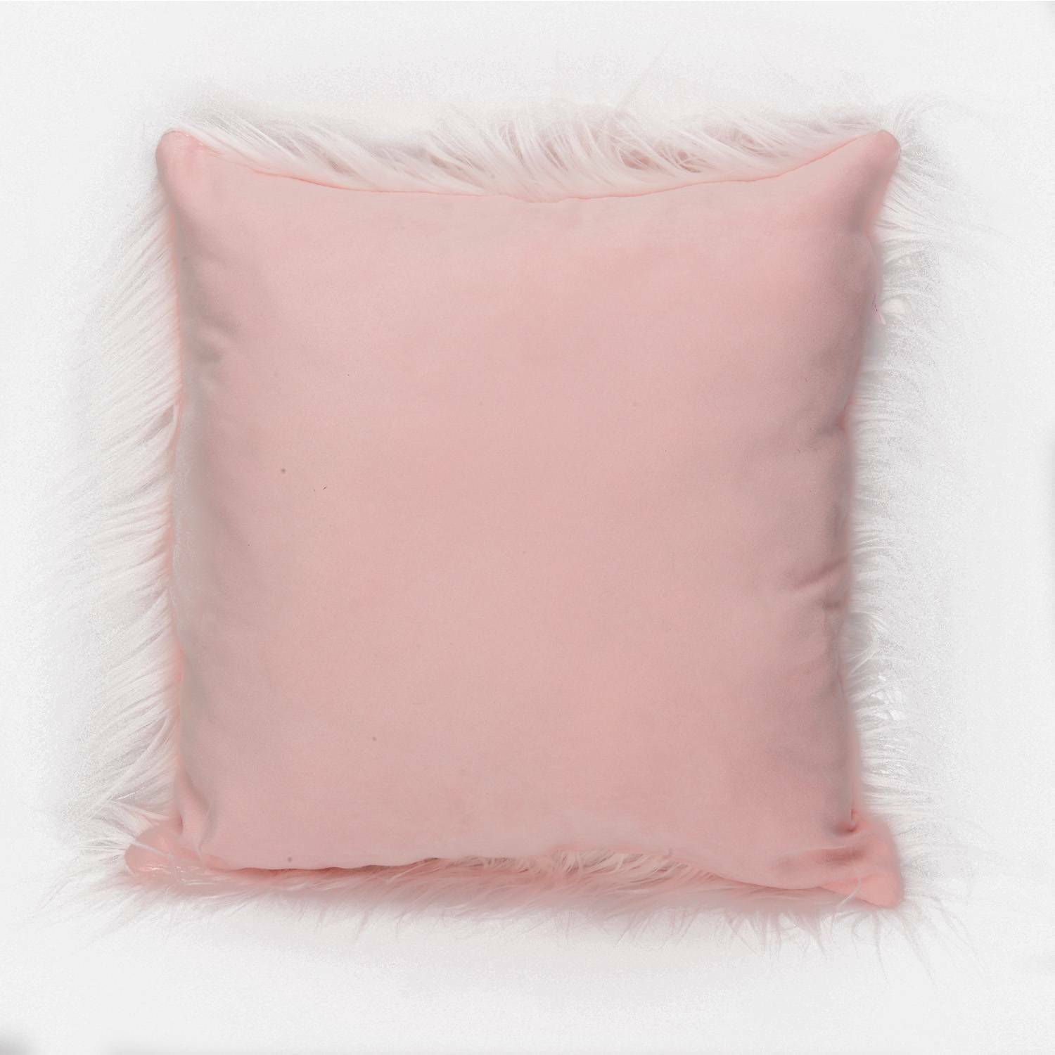 45x45cm Home Decoration Soft Fur Fluffy Sofa Pillow Case Plush Cushion Cover
