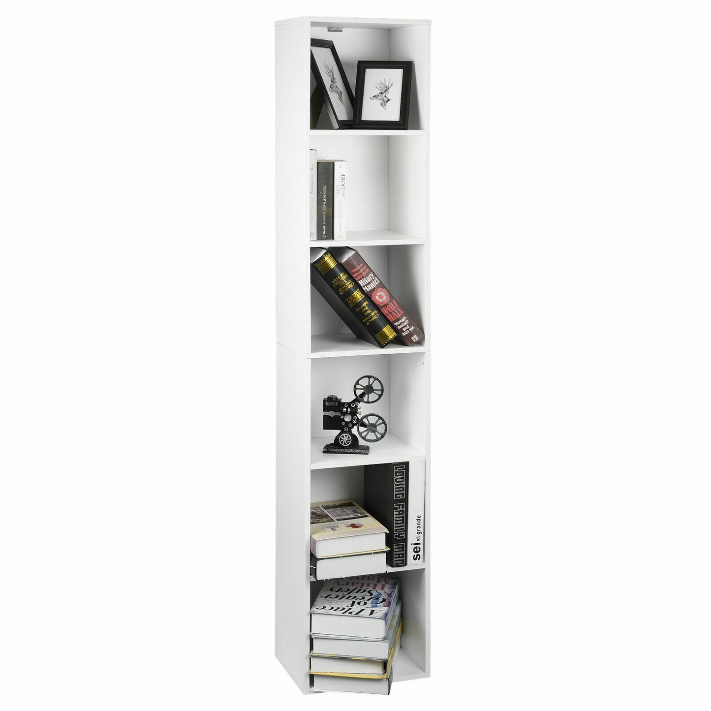 Storage Bookcase Display Shelf Unit Organiser 4/5/6 Cube Bookshelf Home Office
