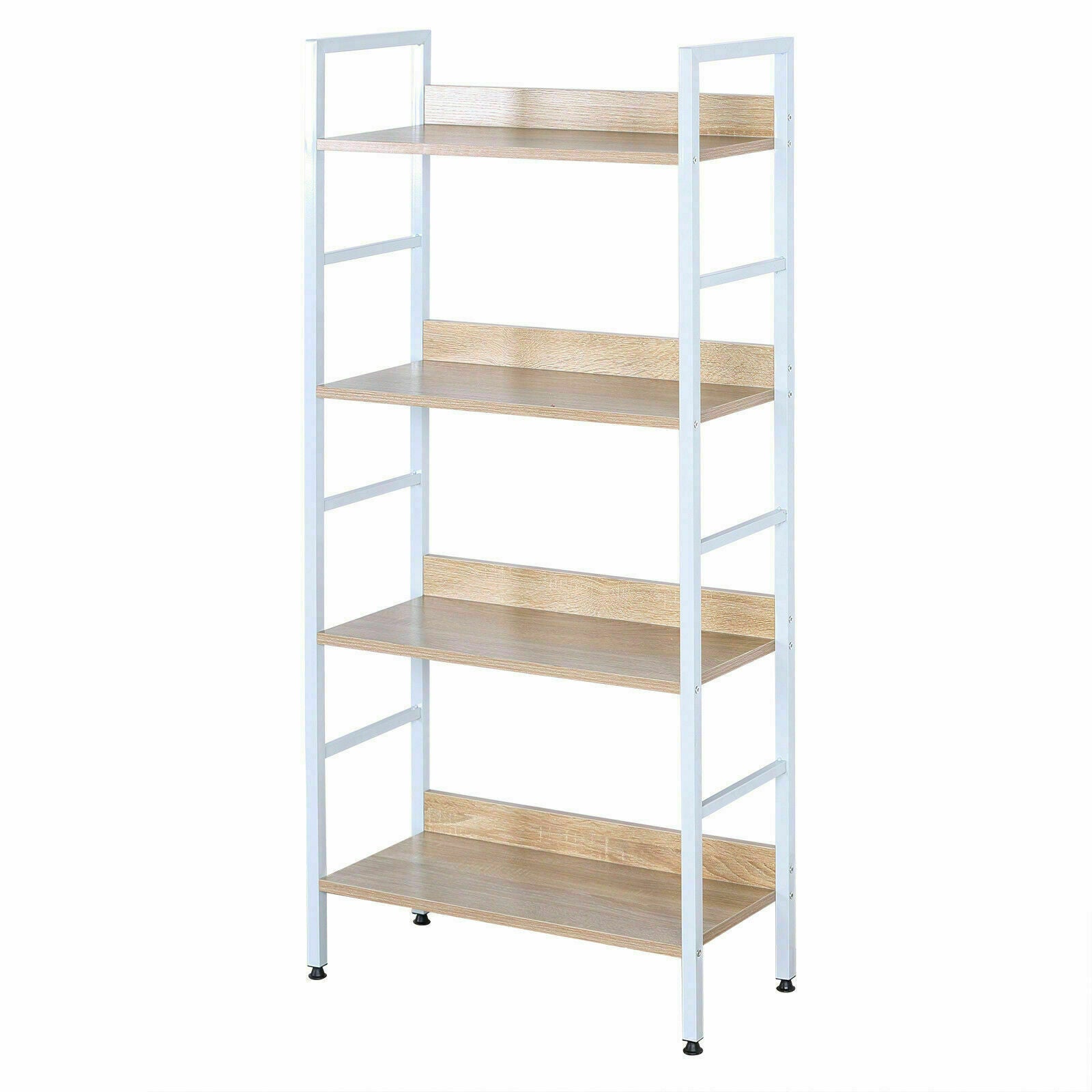 4 Tier Ladder Shelving Stand Shelf Storage Rack Plants Flower Display Metal
