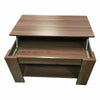 Coffee Table Lift Up Top with Storage Dark Walnut / Brown Redstone