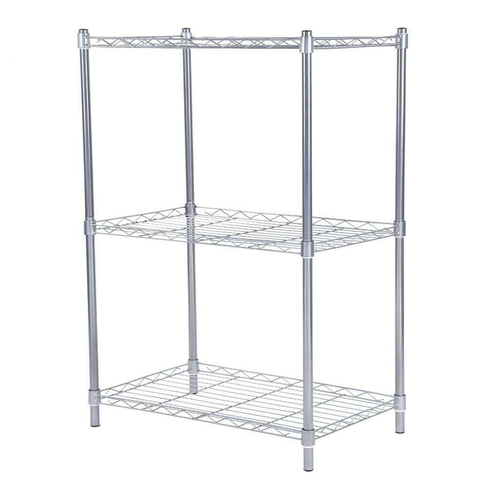 3 Tier Storage Stand Book Shelf Bathroom Kitchen Oven Rack Display Shelving Unit