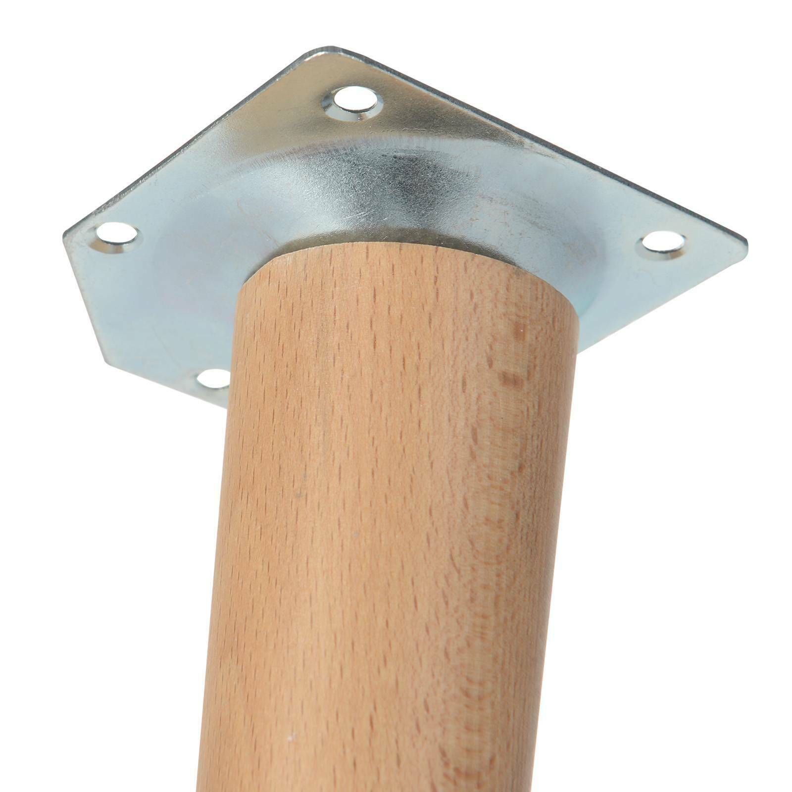 4 x Wooden Table Legs Tapered Pine Beech Ash Table Chair Stool Chest Sofa 4 Size