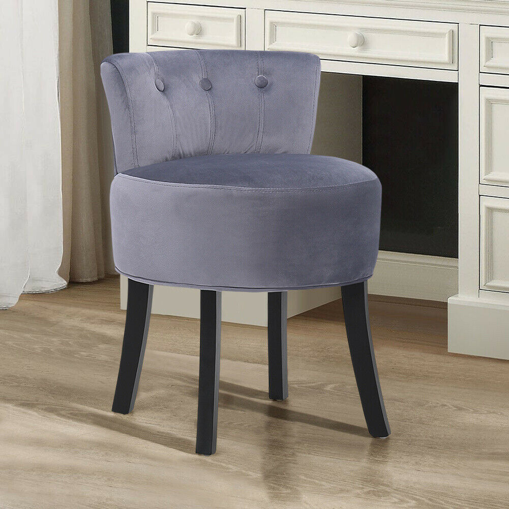 Dressing table velvet online chair