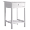 Bedside Table Side Table Wooden Sofa End Table Nightstand Bedroom Drawer Shelf