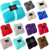 NEW LUXURY POPCORN THROWS FLEECE WARM EXTRA LARGE SOFA BLANKETS DOUBLE KING SIZE