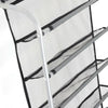 10 Tier 36 Pair Over Door Hanging Shoe Rack Holder Storage Organiser Stand Shelf