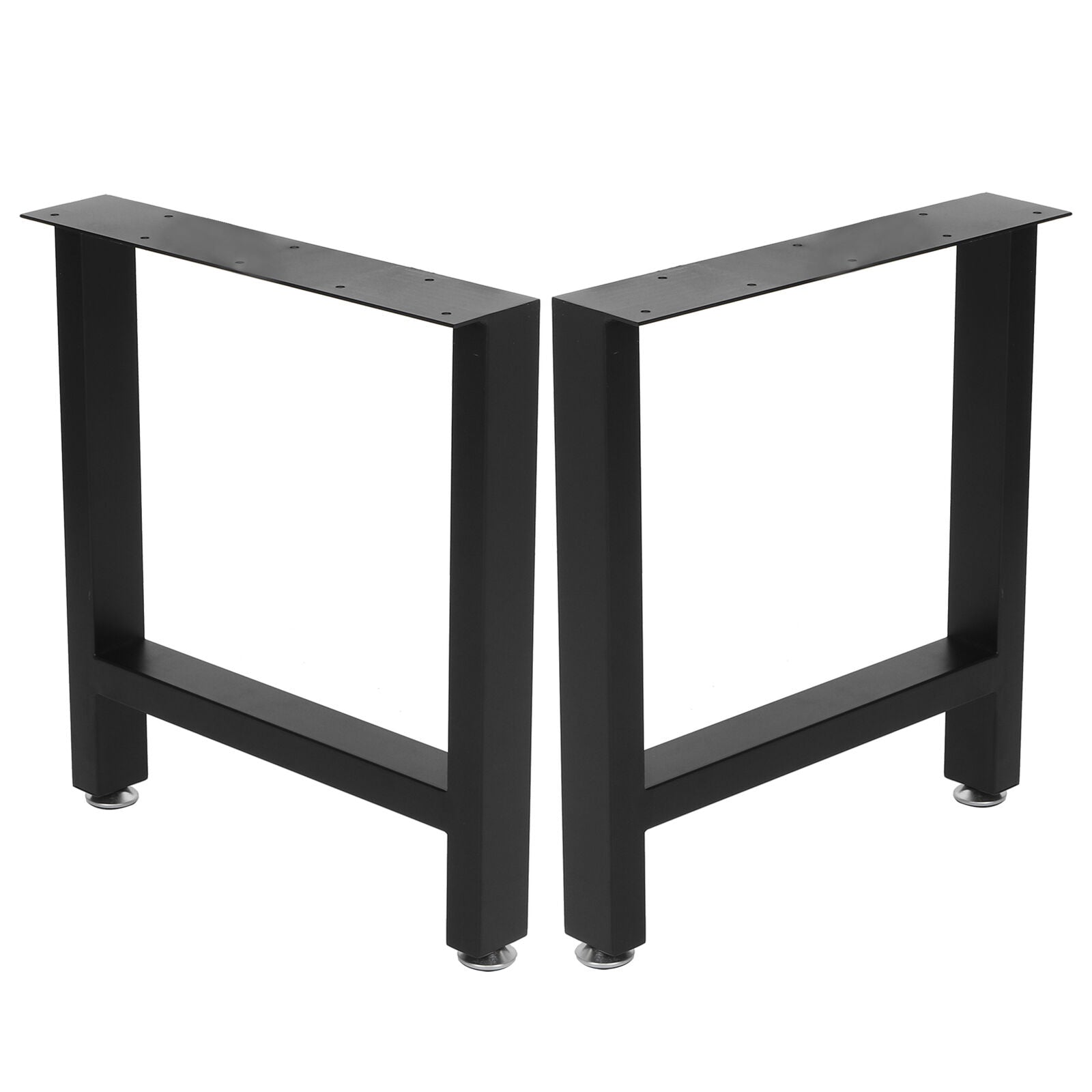 2X Industrial Table Legs Metal Stand Square Box Frame Bench Coffee Desk Leg Feet