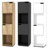 2, 4, 8 Cube Bookcase Shelving Display Shelf Storage Unit Wooden Door Organiser