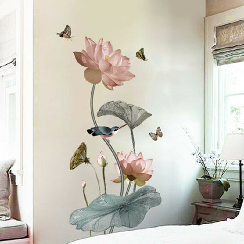 Flower Wall Stickers Art Decals Home All Room Kids Nursery Room Decor DIY