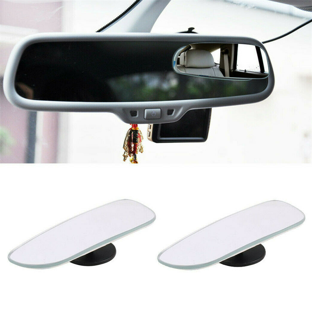 2X Universal Car Auto 360° Wide Angle Convex Rear Side View Blind Spot Mirror UK