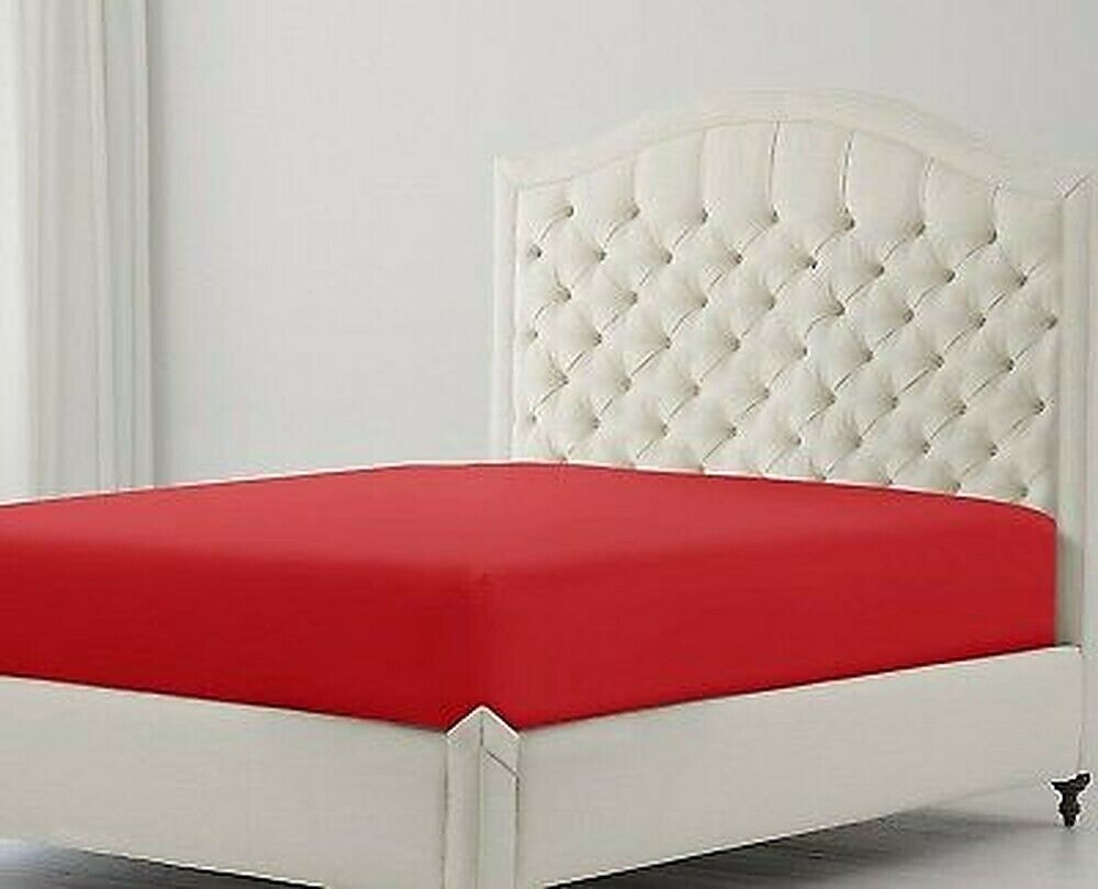 Extra Deep 30cm Fitted Sheet Bed Sheets 100% Poly Cotton Single Double King Size