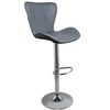 2 Breakfast Bar Chairs BARCELONA GREY Bar Stools Barstools Kitchen Pub Stools
