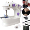14 Stitch Electric Mini Sewing Machine Overlock 2 Speed Foot Pedal + Needles Kit