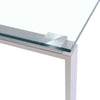Tempered Glass Coffee Table Chrome Leg Living Room Table Modern Home Furniture