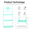 3 Tier Storage Rack Bookcase Display Plant Stand Shelf Metal Ladder Tray Shelves