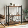 Kitchen Storage Trolley Cart Rolling Drawer Cupboard Shelves With Locking Wheels