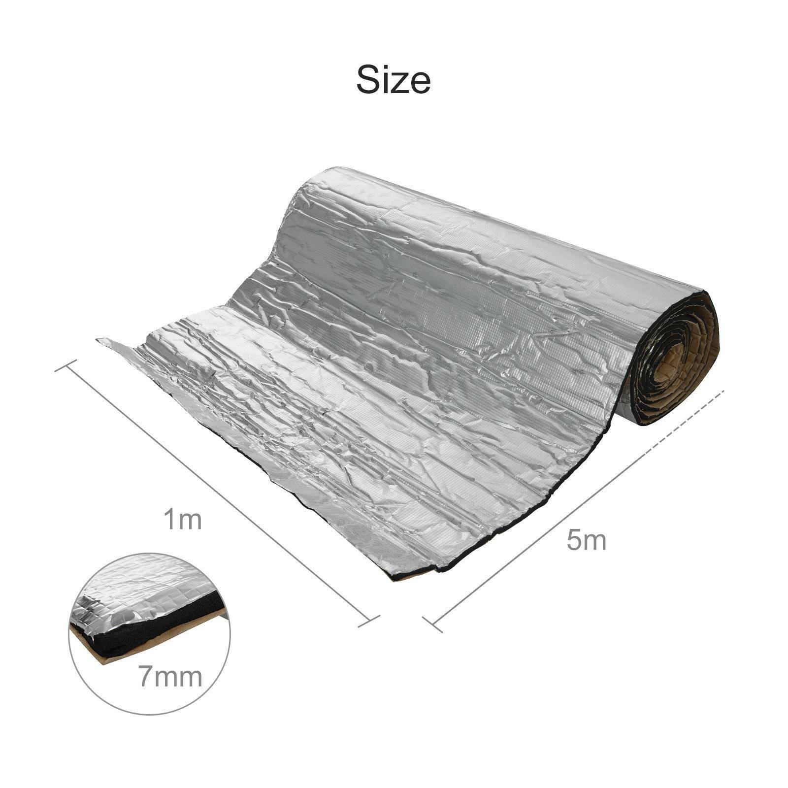 Camper Van Insulation 4 under carpet lining vw T 1 2 5 6 CAR Foam Soundproof 7mm